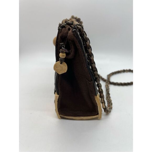 Coconut Handmade Handbag BohoSummer Purse - Picture 3 of 9